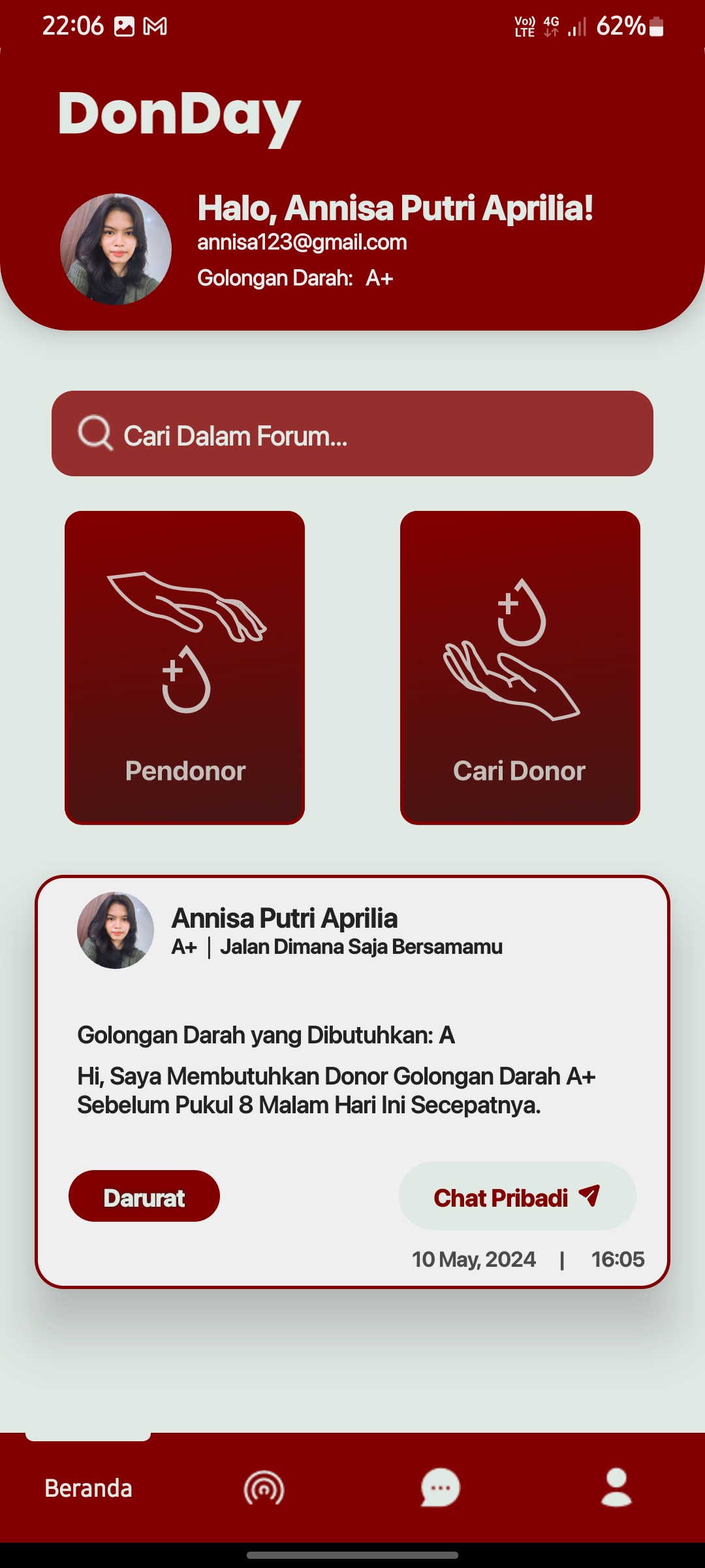 preview donday app ui